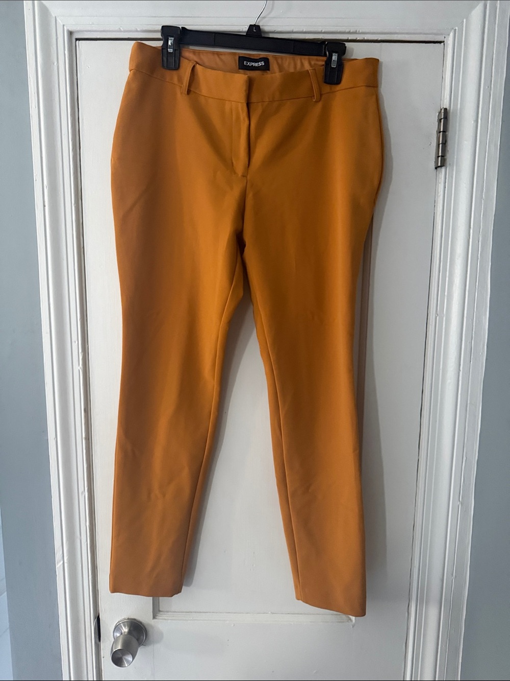 Express Straight Leg Ankle Pants in Mustard sz 12L